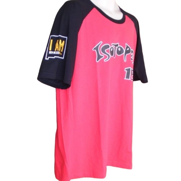 ABQ ISOTOPES Tshirt, XL, #16, 2016 SGA, Red/Black Short Sleeves, Baseball jersey - Picture 3 of 6